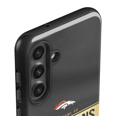 NFL Denver Broncos Super Bowl 50 Champions Black Galaxy S24 Plus Impact Case