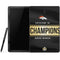 NFL Denver Broncos Super Bowl 50 Champions Black Samsung Galaxy Tab Skin