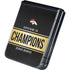 NFL Denver Broncos Super Bowl 50 Champions Black Galaxy Z Flip5 5G Skin