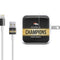 NFL Denver Broncos Super Bowl 50 Champions Black iPad Charger (10W USB) Skin