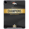 NFL Denver Broncos Super Bowl 50 Champions Black iPad Pro 12.9in (2020) Clear Case