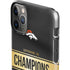 NFL Denver Broncos Super Bowl 50 Champions Black iPhone 11 Pro Max Lite Case