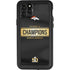 NFL Denver Broncos Super Bowl 50 Champions Black iPhone 11 Pro Max Waterproof Case