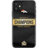 NFL Denver Broncos Super Bowl 50 Champions Black iPhone 11 Skin