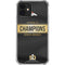 NFL Denver Broncos Super Bowl 50 Champions Black iPhone 12 Clear Case