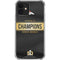 NFL Denver Broncos Super Bowl 50 Champions Black iPhone 12 Mini Clear Case