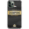 NFL Denver Broncos Super Bowl 50 Champions Black iPhone 12 Pro Clear Case