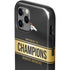 NFL Denver Broncos Super Bowl 50 Champions Black iPhone 12 Pro Impact Case