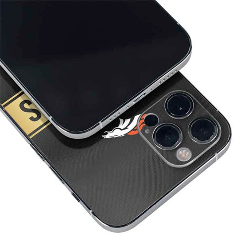 NFL Denver Broncos Super Bowl 50 Champions Black iPhone 12 Pro Skin