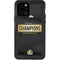 NFL Denver Broncos Super Bowl 50 Champions Black iPhone 12 Pro Waterproof Case