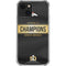 NFL Denver Broncos Super Bowl 50 Champions Black iPhone 13 Clear Case