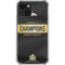 NFL Denver Broncos Super Bowl 50 Champions Black iPhone 13 Mini Clear Case