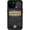 NFL Denver Broncos Super Bowl 50 Champions Black iPhone 13 Mini Waterproof Case