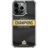 NFL Denver Broncos Super Bowl 50 Champions Black iPhone 13 Pro Clear Case