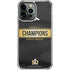NFL Denver Broncos Super Bowl 50 Champions Black iPhone 13 Pro Max Clear Case