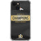 NFL Denver Broncos Super Bowl 50 Champions Black iPhone 14 Clear Case