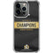NFL Denver Broncos Super Bowl 50 Champions Black iPhone 15 Pro Clear Case