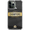 NFL Denver Broncos Super Bowl 50 Champions Black iPhone 14 Pro Max Clear Case