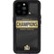 NFL Denver Broncos Super Bowl 50 Champions Black iPhone 14 Pro Max Waterproof Case