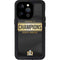 NFL Denver Broncos Super Bowl 50 Champions Black iPhone 14 Pro Waterproof Case