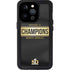 NFL Denver Broncos Super Bowl 50 Champions Black iPhone 14 Pro Waterproof Case