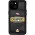 NFL Denver Broncos Super Bowl 50 Champions Black iPhone 15 Waterproof Case