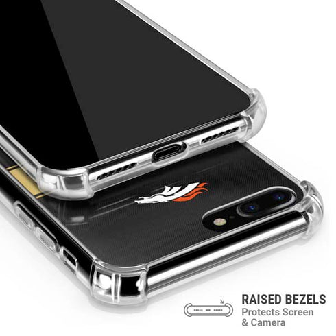 NFL Denver Broncos Super Bowl 50 Champions Black iPhone 7/8 Plus Clear Case