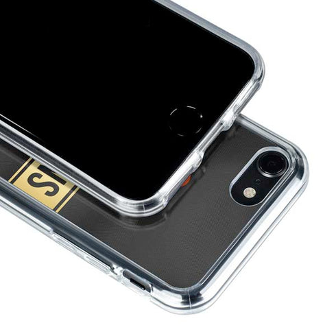 NFL Denver Broncos Super Bowl 50 Champions Black iPhone SE (2nd & 3rd Gen) Clear Case