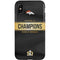 NFL Denver Broncos Super Bowl 50 Champions Black iPhone X Pro Case