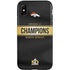 NFL Denver Broncos Super Bowl 50 Champions Black iPhone X Pro Case