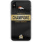 NFL Denver Broncos Super Bowl 50 Champions Black iPhone X Skin