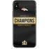 NFL Denver Broncos Super Bowl 50 Champions Black iPhone X Skin