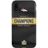 NFL Denver Broncos Super Bowl 50 Champions Black iPhone XR Pro Case