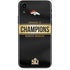 NFL Denver Broncos Super Bowl 50 Champions Black iPhone XR Skin