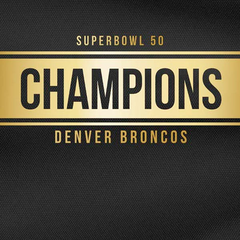 NFL Denver Broncos Super Bowl 50 Champions Black iPhone XR Skin