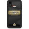 NFL Denver Broncos Super Bowl 50 Champions Black iPhone XR Waterproof Case