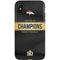 NFL Denver Broncos Super Bowl 50 Champions Black iPhone XS Pro Case