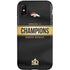 NFL Denver Broncos Super Bowl 50 Champions Black iPhone XS Pro Case