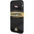 NFL Denver Broncos Super Bowl 50 Champions Black iPhone XS Pro Case