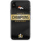 NFL Denver Broncos Super Bowl 50 Champions Black iPhone XS Skin