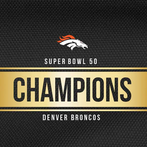 NFL Denver Broncos Super Bowl 50 Champions Black Moto E5 Play Skin