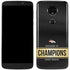 NFL Denver Broncos Super Bowl 50 Champions Black Moto E5 Plus Skin