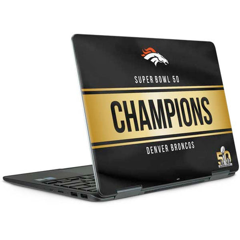 NFL Denver Broncos Super Bowl 50 Champions Black Notebook 9 Pro 13in (2017) Skin