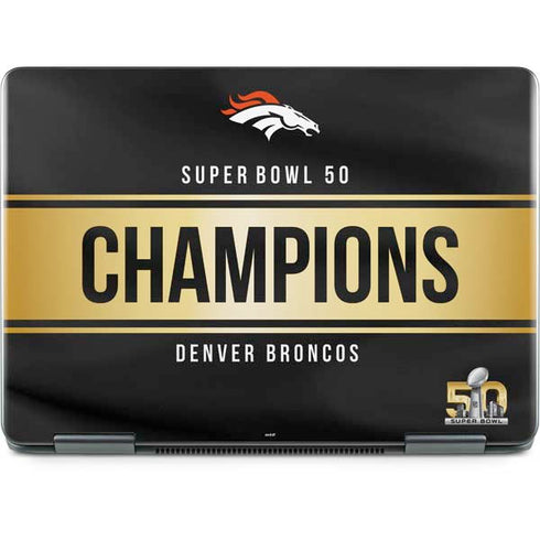 NFL Denver Broncos Super Bowl 50 Champions Black Notebook 9 Pro 13in (2017) Skin