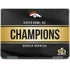 NFL Denver Broncos Super Bowl 50 Champions Black Notebook 9 Pro 13in (2017) Skin