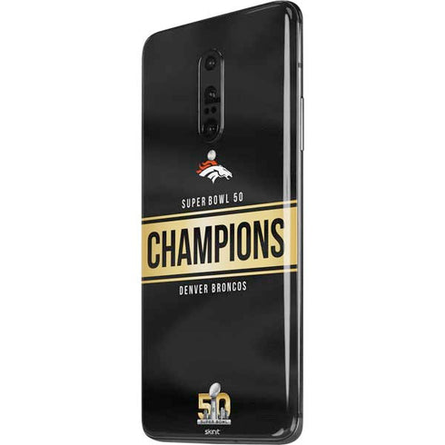 NFL Denver Broncos Super Bowl 50 Champions Black OnePlus 7 Pro Skin