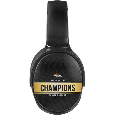 NFL Denver Broncos Super Bowl 50 Champions Black Skullcandy Venue Skin