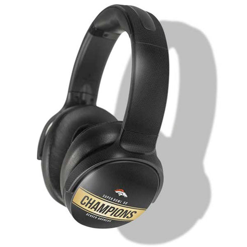 NFL Denver Broncos Super Bowl 50 Champions Black Skullcandy Venue Skin