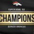 NFL Denver Broncos Super Bowl 50 Champions Black Surface Book 2 15in Skin