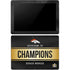 NFL Denver Broncos Super Bowl 50 Champions Black Surface Go Skin
